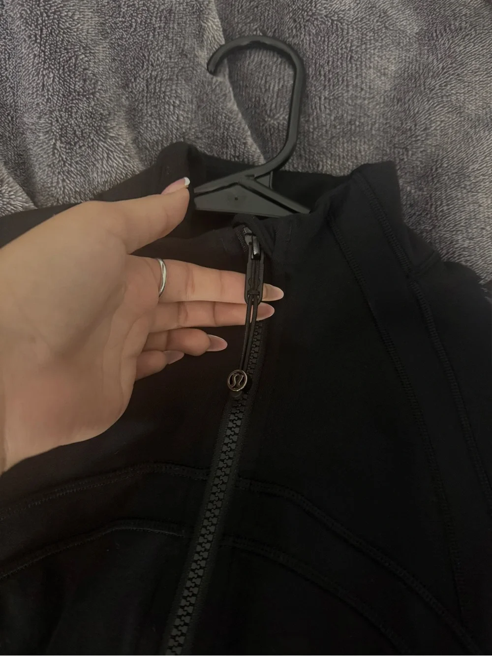 lululemon athletica Black Full-Zip Performance Jacket